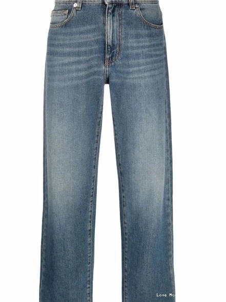 Women jeans Moschino Love mid-rise straight-leg 0404